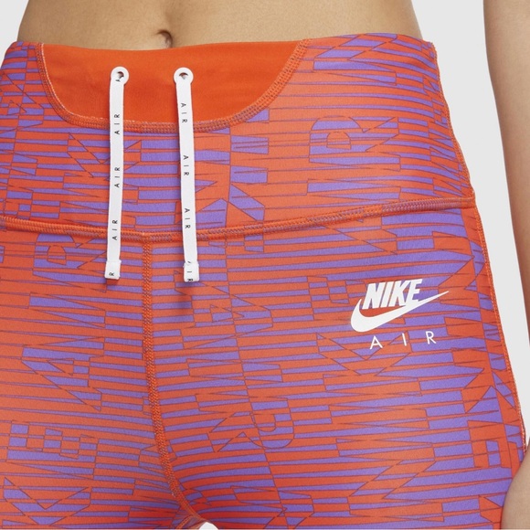 Nike Fast Women’s Running High Rise 7/8 Length Leggings Size S Orange DQ0848-891 - Picture 9 of 10